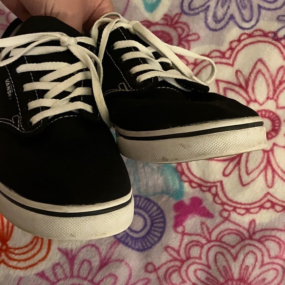 Vans Atwood Black and White Canvas Low Top Shoes Womens Size 9 - Picture 4 of 9